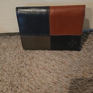 Patricia Nash Black and Brown Wallet